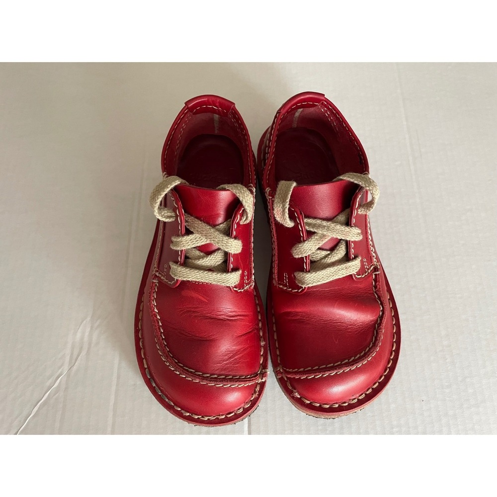 Duckfeet Fyn Red Leather Derby Shoes Wide Toe Box-Size EU 36